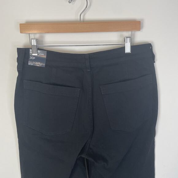 J. Crew Factory Petite High‎ Rise Trouser Jean Black 30P CB676 Minimal Capsule - Picture 4 of 11